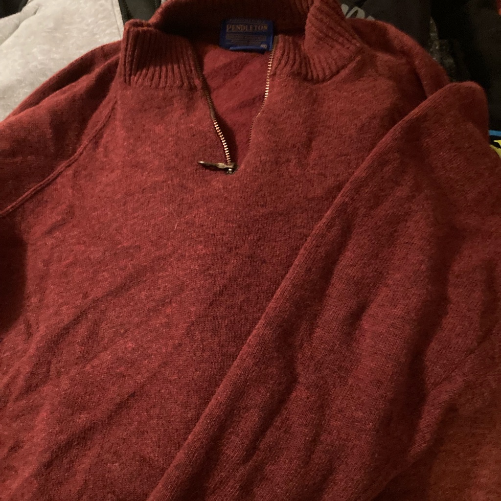 1/4 Zip Pendleton Sweater
